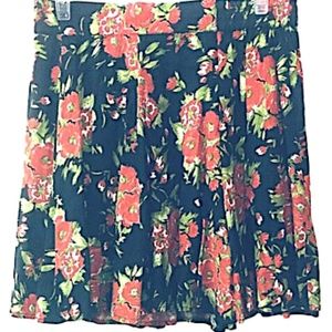 Band of Gypsies Skirt Small Spring Floral Skater